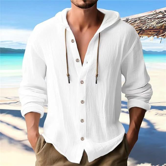 Men's Casual Long-sleeved Shirt MSTOCK