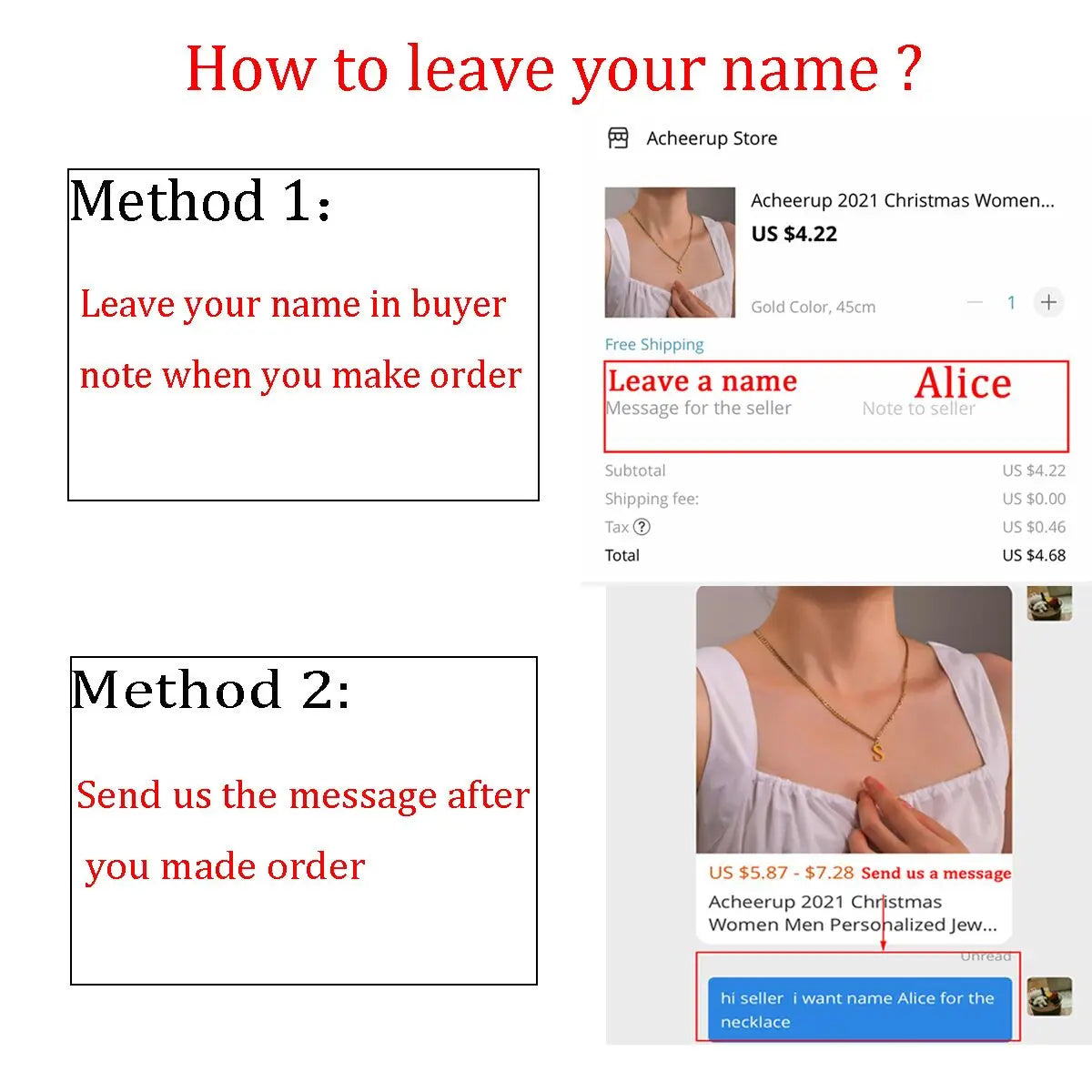 Acheerup Personalized Arabic Names Stainless Steel Women Necklaces Customized Jewelry Islamic Nameplate Chain Pendant Men Gift