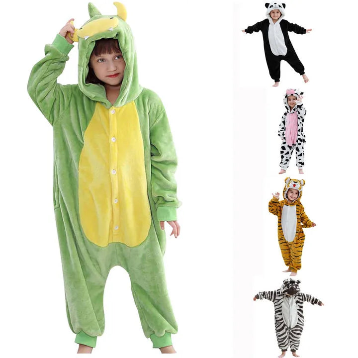 Baby Panda Hooded Rompers Autumn Warm Fleece Infant Thick Cute Jumpsuit 0-2 Years Baby Boys Girls Homewear Pajamas For Winter