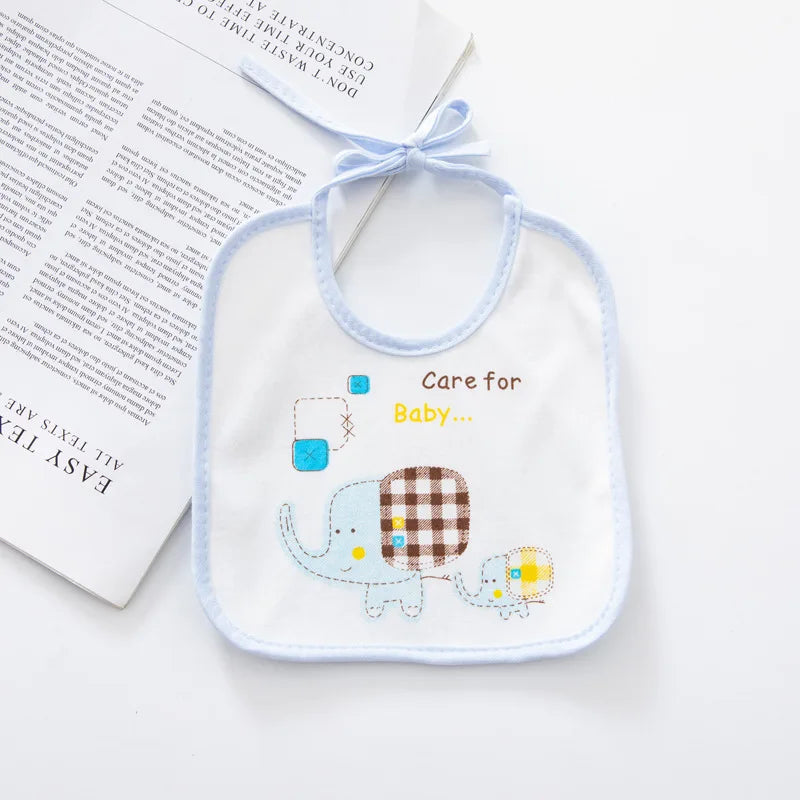 Baby Bibs Cotton Waterproof Bib Children Feeding Clothes Protection Kids Toddler Scarf for Newborns Boys Girls Accessories