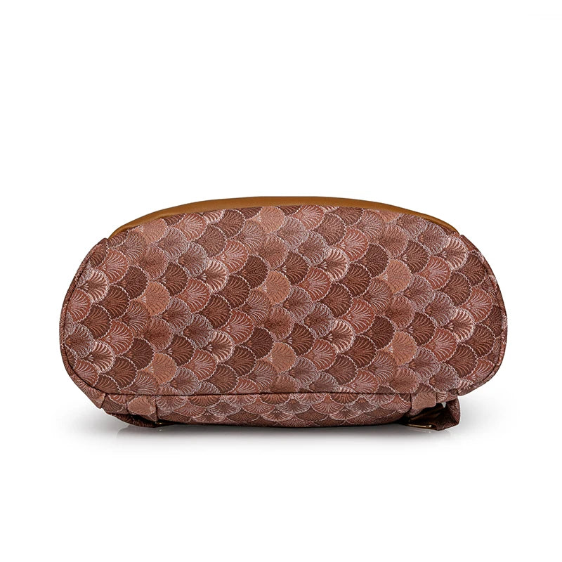 Anti Theft Design Women's Backpack Fashion PU Leather Backpack School Bags for Teenagers Girls Large Volume Leisure Travel Bag