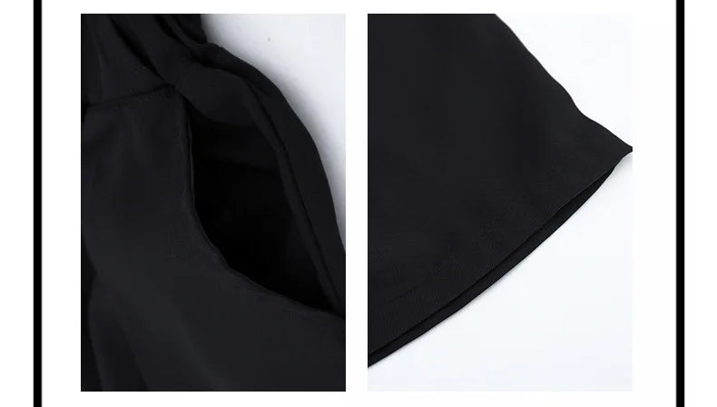 New Kids Street Dance Hip Hop Clothing Boys Girls Loose Long Sleeves Shirt Black Pants Casual Rave Clothes Teenagers Stage Wear