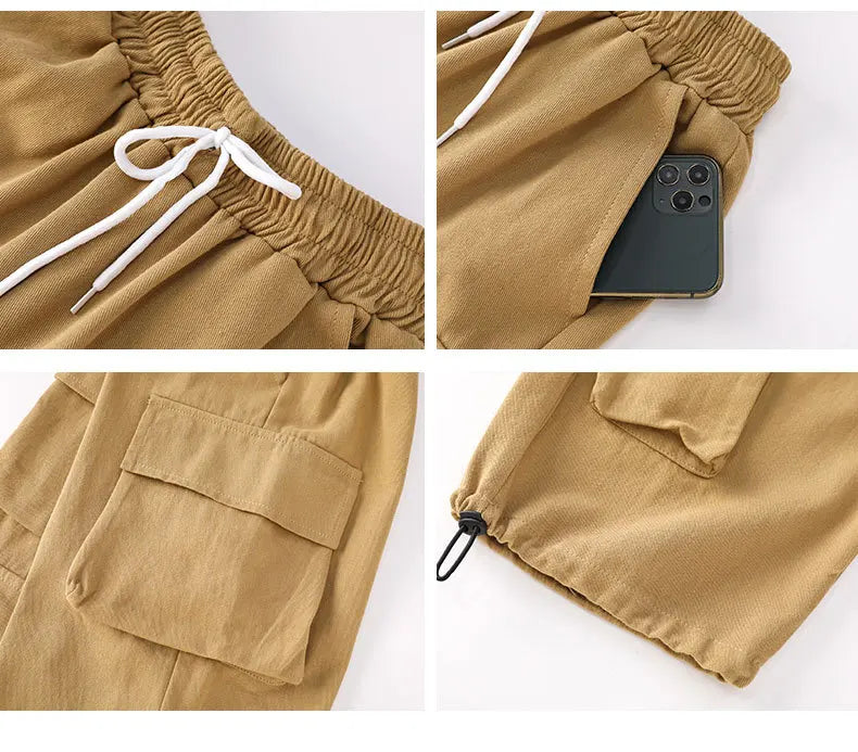 Children Cool Street Dance Jazz Dance Walk Show Costumes Long Sleeved Shirt Hip Hop Performance Clothing Set for Boys Girls New