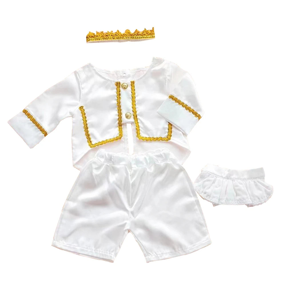 Prince Baby Boy Costume Newborn Photography Props Baroque Newborn Boy Clothes Baby Photoshoot Outfit Photo Shoot Accessories