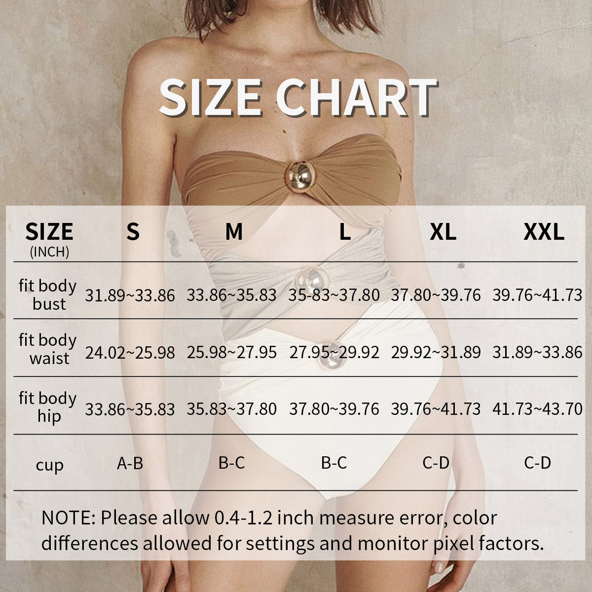 Women's Cut Out Colorblock One Piece Swimsuit Ruched Swimwear Bathing Suit With Removable Straps RSTOCK