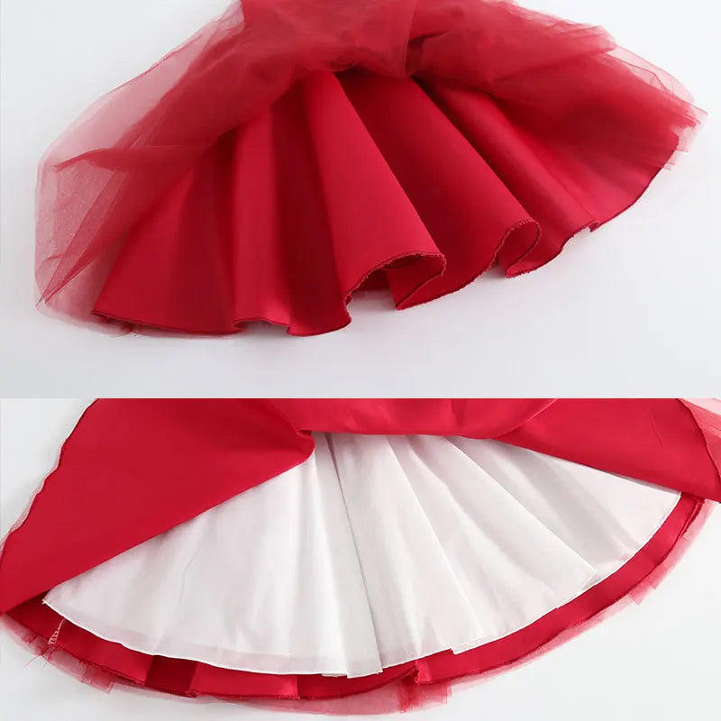 Summer Big Bow Baby Girl Dress 1st Birthday Party Wedding Dress For Girl Party Princess Evening Dresses Kid Girl Clothes