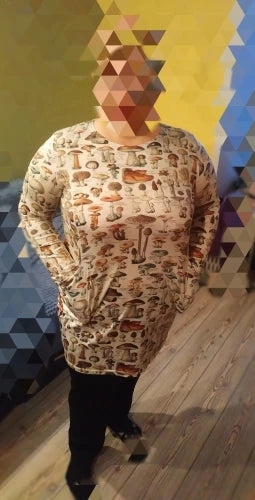 CLOOCL 2022 New Fashion Golden Lion Printed Dress Animal Long-sleeve Pockets Dress Party Dresses Female Clothes Harajuku Style