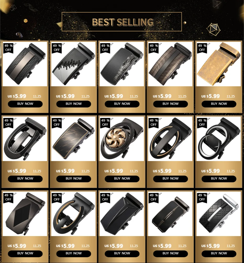 LAUWOO Brand Belt 100% Pure Cowhide Belt Strap No Buckle Genuine Leather Belts Automatic Buckle Belt For Men High Quality