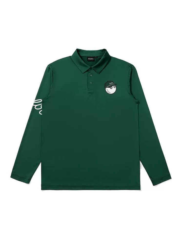 2024 Autumn and Winter New Arrival Golf Clothing Men's Long Sleeves T-shirt Quick-Drying Ice Silk Fabric Easiest for Match Polo Shirt