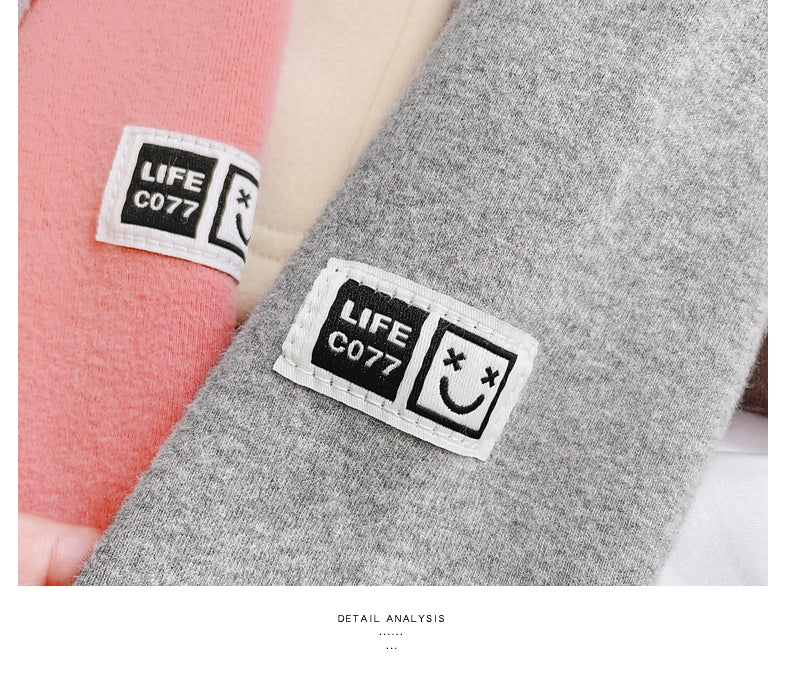 Outwear Western Style Little Girl Heattech Velvet Padded Leggings Pants