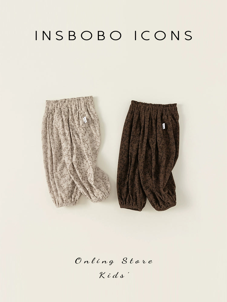 Girl Pants Spring Clothing 2024 New Arrival Kids Casual Pants Children's Clothing Baby Girl Mori Style Bloomers Fresh Pants Fashion