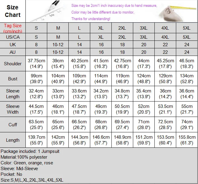 Plus Size 5XL VONDA Women Summer Jumpsuits Sexy V-Neck Flare Sleeve Printed Long Romper Casual High Elastic Waist Playsuits