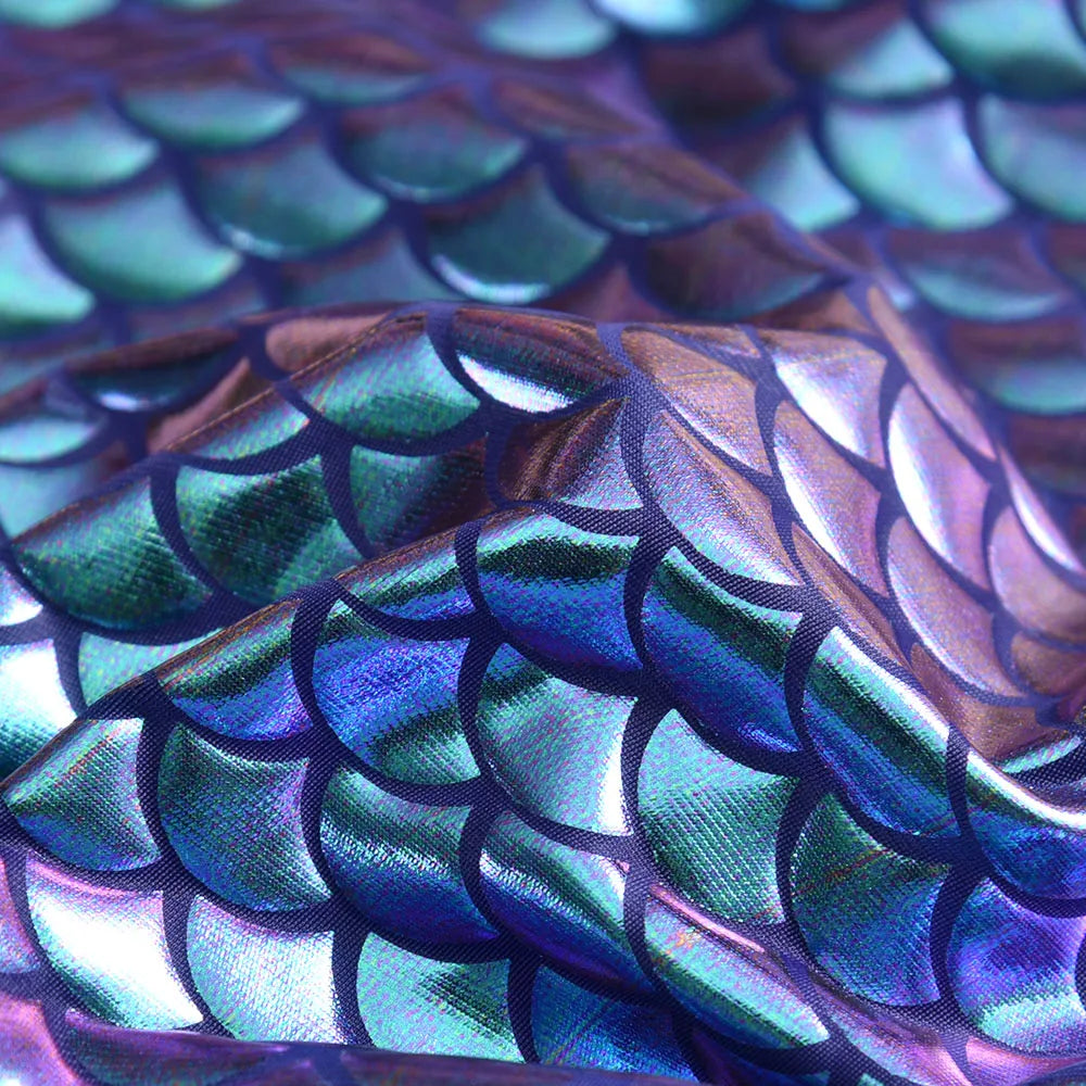 VIKITA Girls Mermaid Print Summer Sleeveless Dresses Girls Birthday Party Prom Gown Princess Dress Kids Layered Cake Tutu Dress