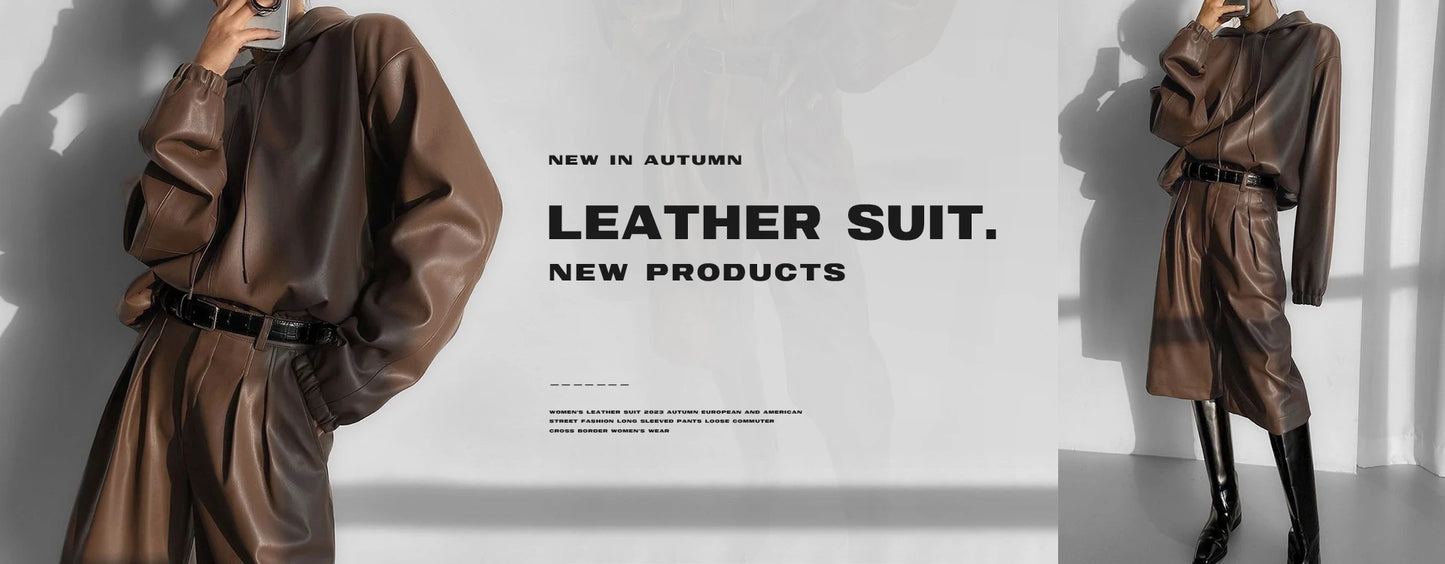 Oymimi Fashion Brown Leopard Print Sets For Women 2 Pieces Elegant Puff Sleeve Button Shirts And Drawstring Shorts Female Sets