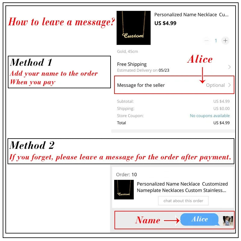 Custom 3D Name Pendant with Heart Personalized Double Nameplate Necklace xoxo Chain Customized Two Tone Name Plate Necklace