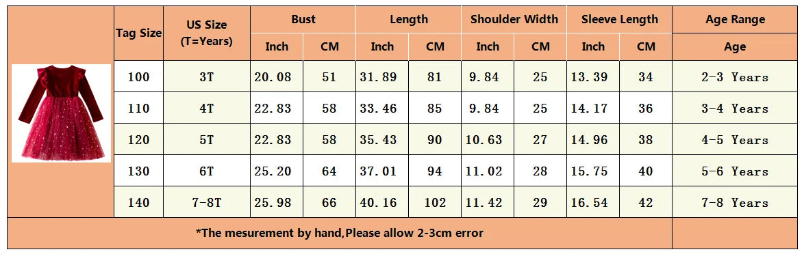 Sequin Girls Princess Party Dresses for 3-8 Yrs Kids Birthday Wedding Evening Prom Gown Spring Fall Long Sleeve Children's Dress