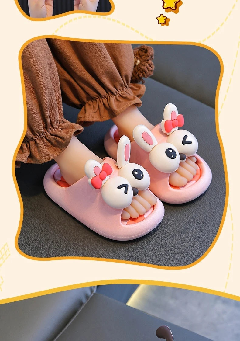 Summer Children's Sandals Slippers for Boys  Girls Baby Non-Slip Soft Bottom Indoor Bath Parent-Child Children Sandals soft gift