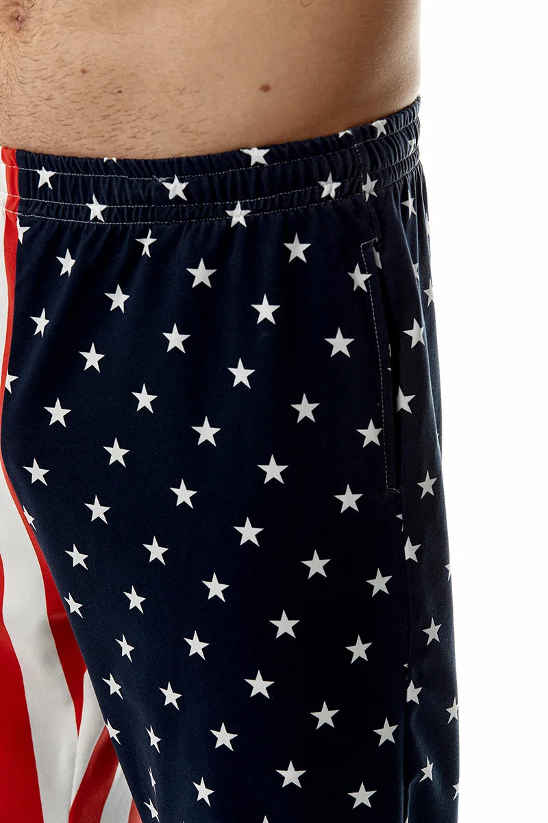 New USA National Flag 3D Printed Trousers Men Loose Pants Casual Male Trendy Sports Beach Trousers Uniisex Boy Sweatpants