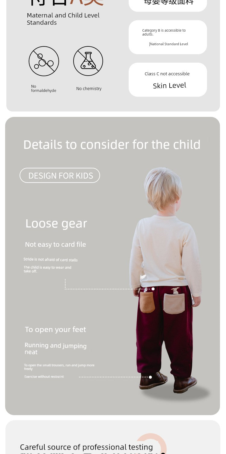 Boys and Girls out Sports Baby Winter Pants