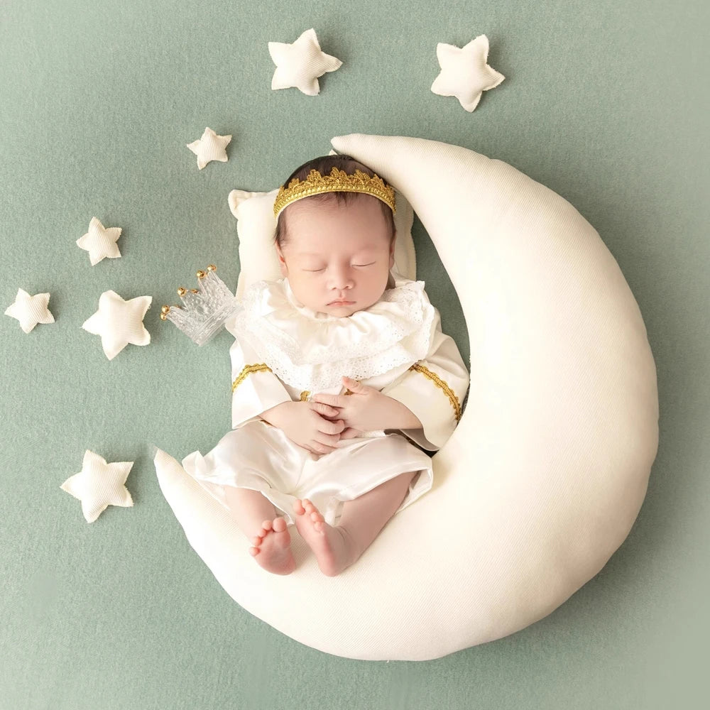 Prince Baby Boy Costume Newborn Photography Props Baroque Newborn Boy Clothes Baby Photoshoot Outfit Photo Shoot Accessories