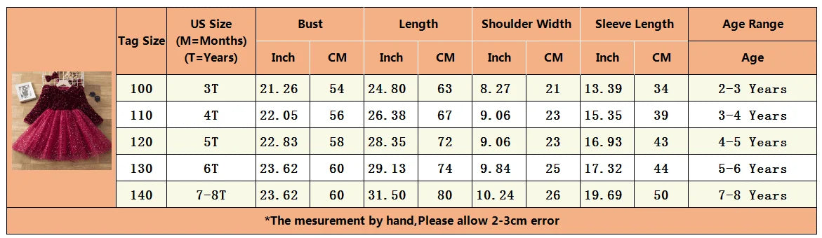 Sequin Girls Princess Party Dresses for 3-8 Yrs Kids Birthday Wedding Evening Prom Gown Spring Fall Long Sleeve Children's Dress