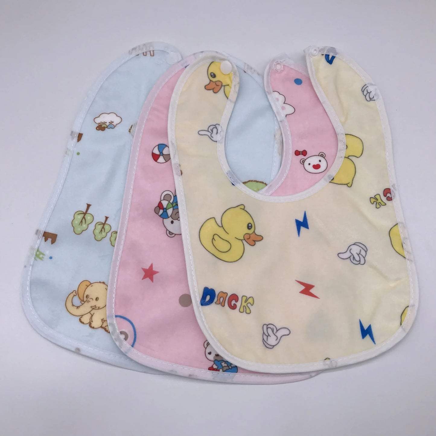 1PCS Baby Bibs Cotton Waterproof Bib Children Feeding Clothes Protection Kids Toddler Scarf for Newborns Boys Girls Accessories