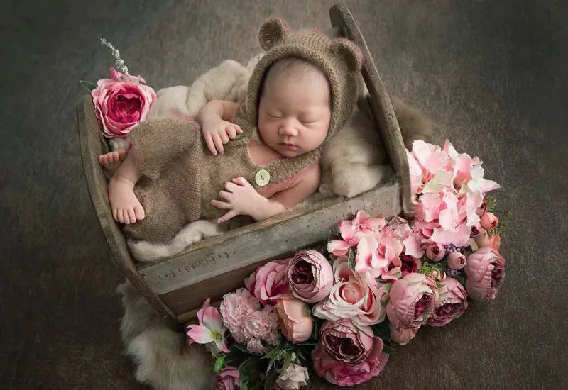 Newborn Photography Clothing New Children's Photography Clothing Newborn Baby Girl/Boy Costume Photo Photography Prop Romper Hat