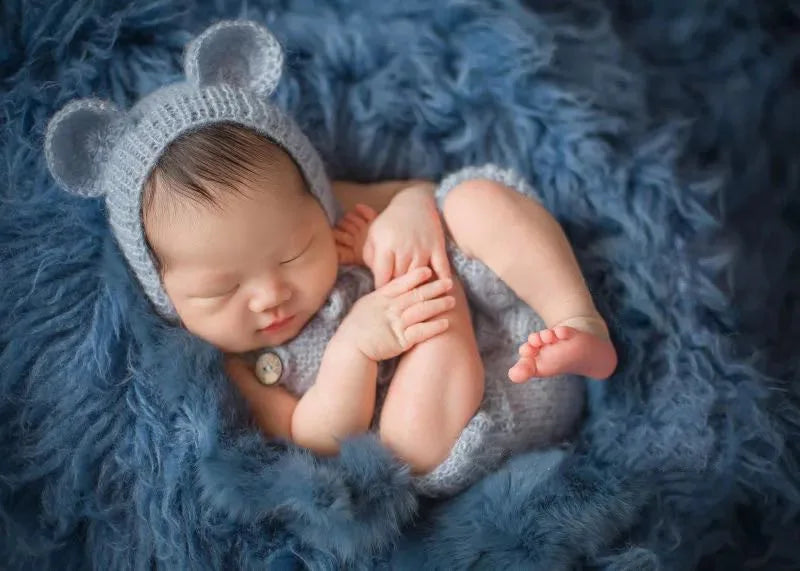 Newborn Photography Clothing New Children's Photography Clothing Newborn Baby Girl/Boy Costume Photo Photography Prop Romper Hat