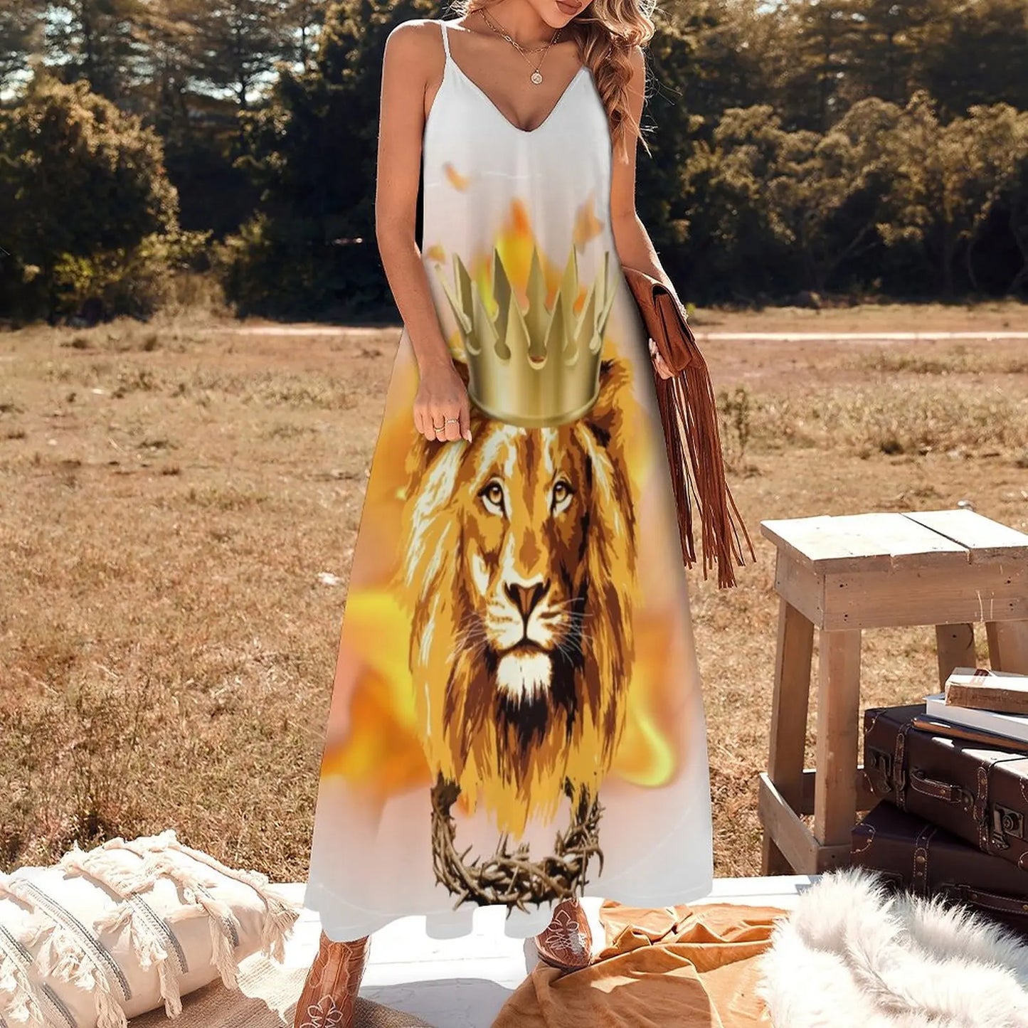 New The Lion of Judah Sleeveless Dress elegant party dresses for women 2023 wedding dresses for parties prom dresses 2023