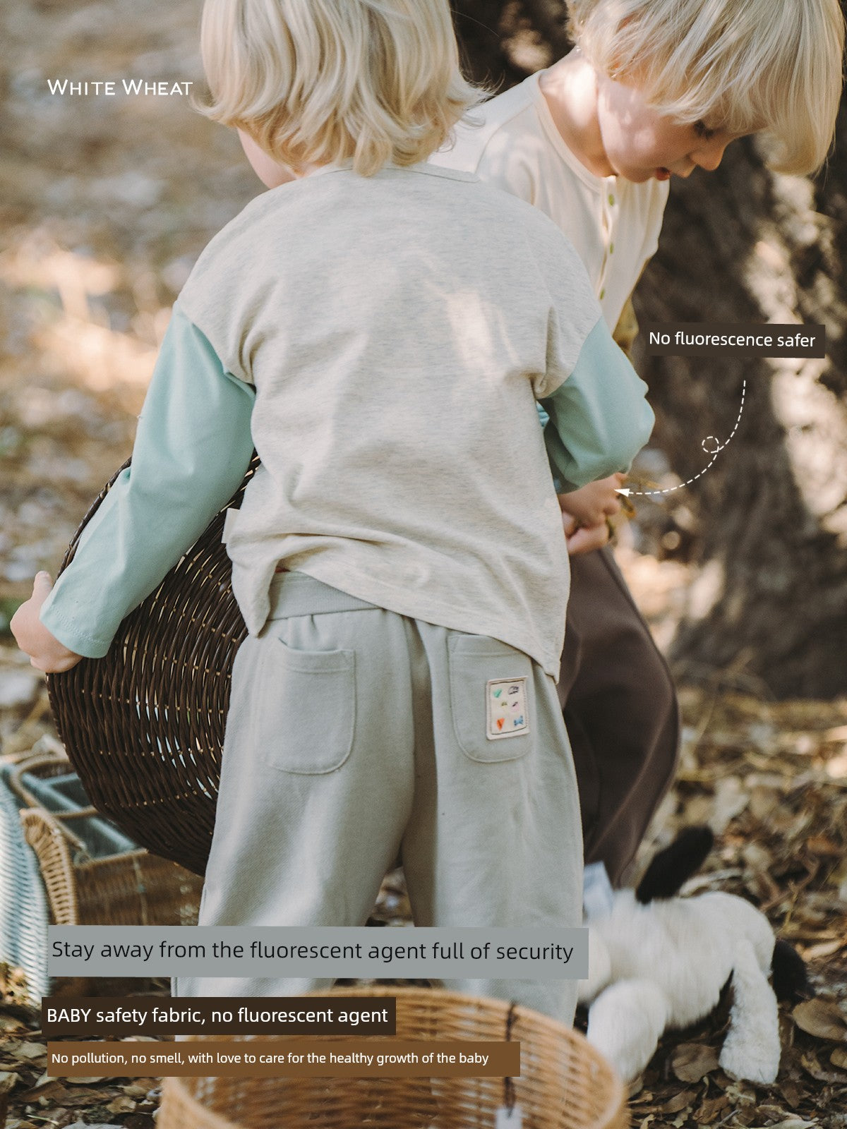 Kids Baby Girl Pure Cotton Boy Spring and Autumn Clothing Pants