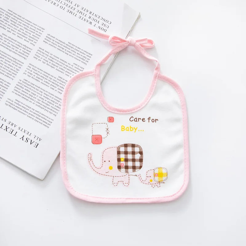 Baby Bibs Cotton Waterproof Bib Children Feeding Clothes Protection Kids Toddler Scarf for Newborns Boys Girls Accessories