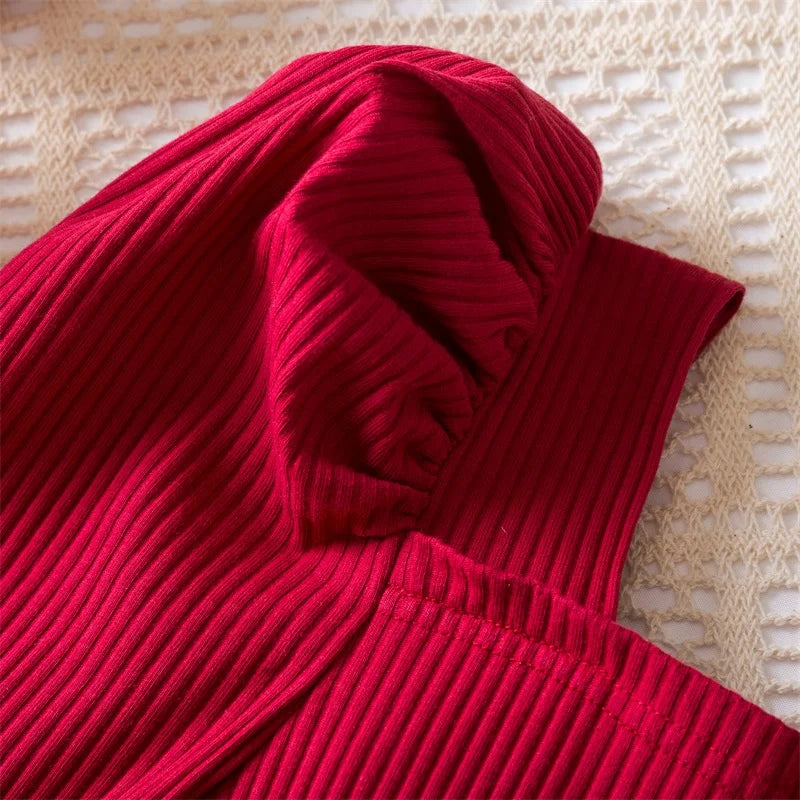 Sequin Girls Princess Party Dresses for 3-8 Yrs Kids Birthday Wedding Evening Prom Gown Spring Fall Long Sleeve Children's Dress