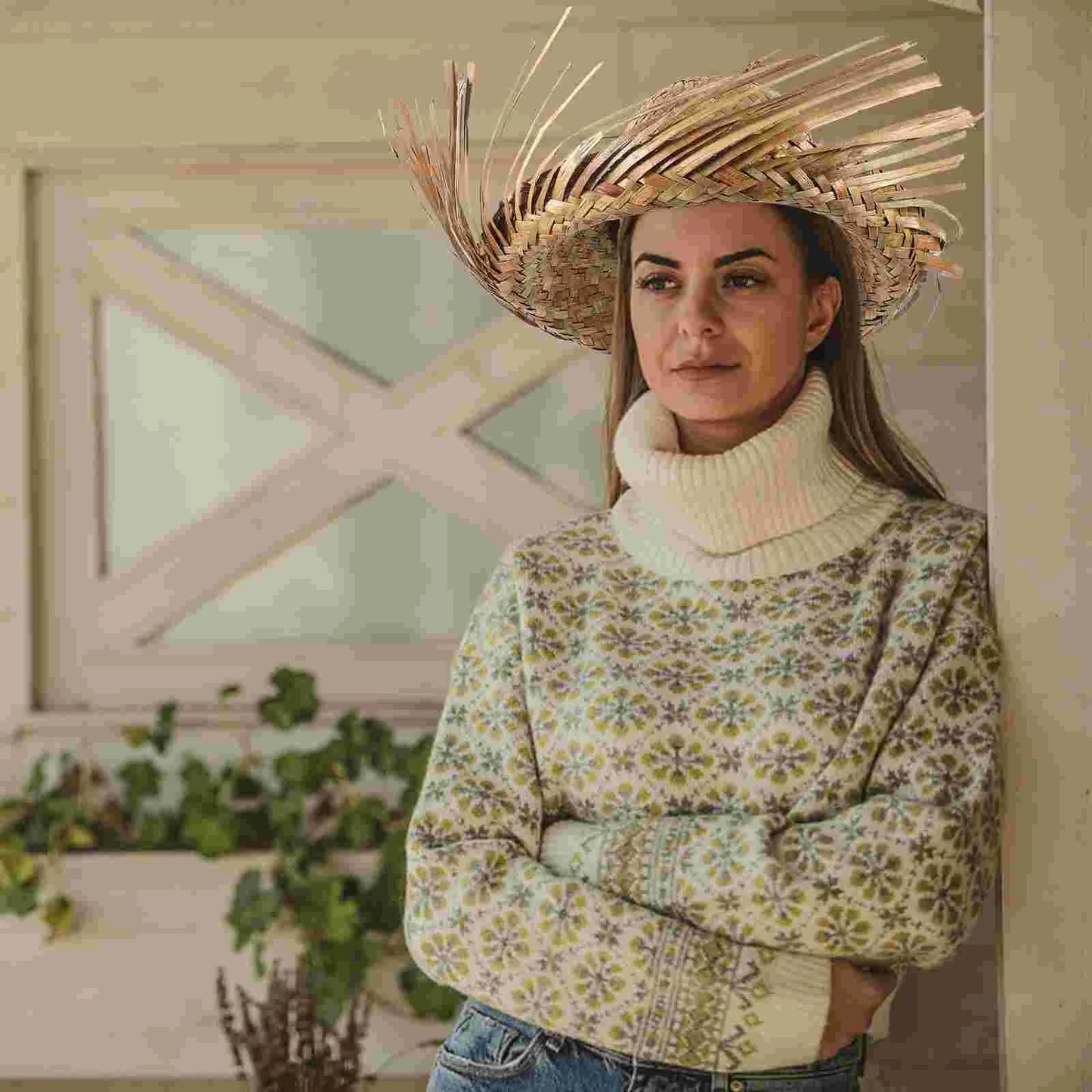 Straw Hat Woven Sun Shade Party Protection Caps Cowboy for Men Summer Style The Beach Hawaiian Hula