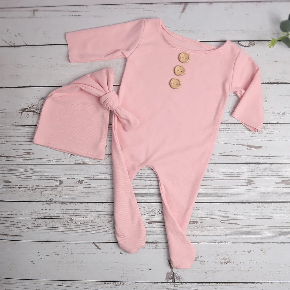 Newborn Photography Props  Baby Costume Hat New Born Baby Fotografia for Girls Boys Clothes Photography Clothing