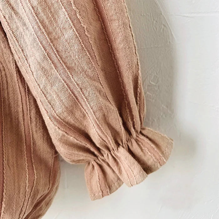 2024 New Spring Sister Clothes 0-3Yrs Kids Princess Dresses Toddler Baby Bodysuits Long Sleeved Cotton Baby Girls Party Dress