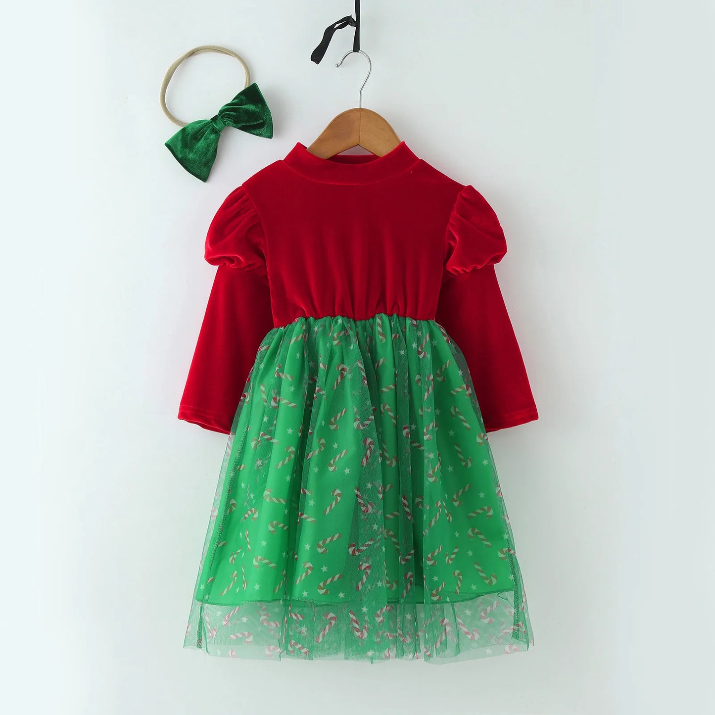 Ma&baby 6M-4Y Christmas Clothes Toddler Kid Baby Girl Dress Long Sleeve Tulle Tutu Party Dresses For Girl Xmas Princess Costumes