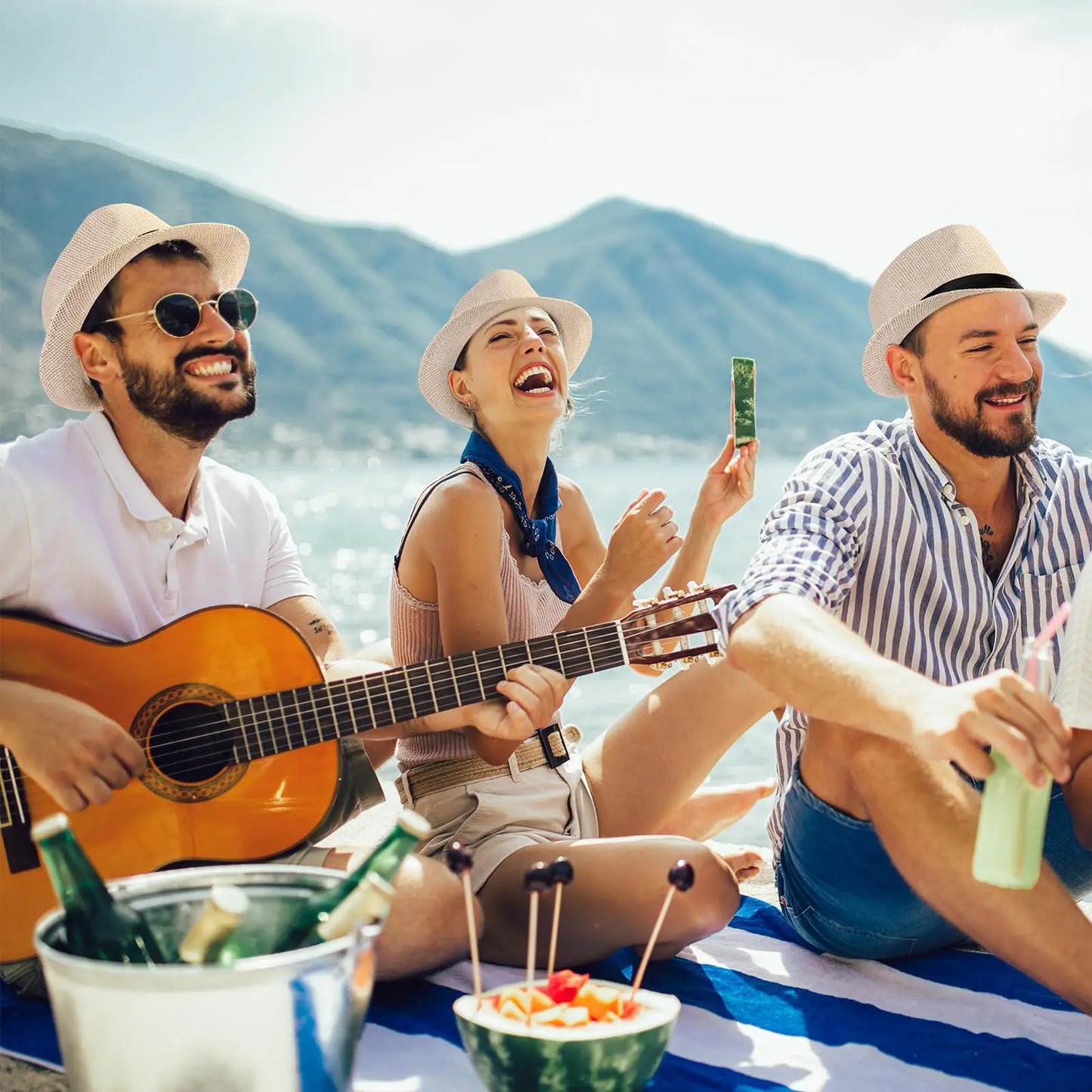 5-80Pcs Straw Hats for Men Women Panama Summer Beach Sun Hat Party Hats for Guests Wedding UPF50+ Short Brim Roll Up Trilby Hat