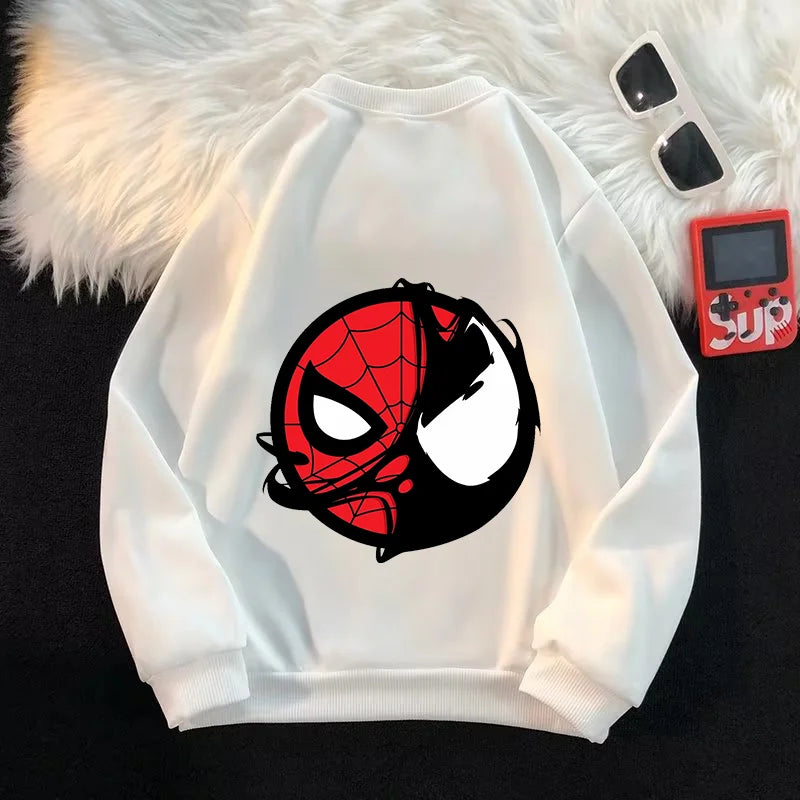 Venom Spring Autumn Print Sweatshirt Casual Winter Warm Top Long Sleeve Girl Boy Baby Pullover Outerwear Clothes Popular Stylish