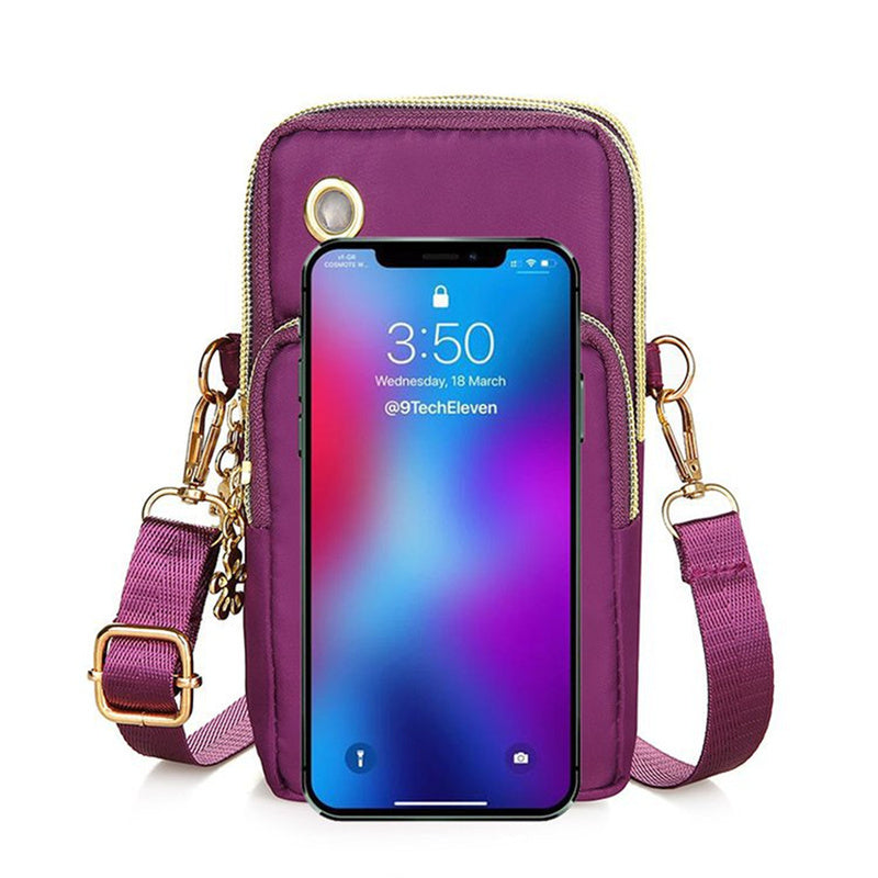 Female Messenger Purse Lady Wallet Waterproof Nylon Women CrossBody Bag Woman Small Shoulder Bags Mobile Phone Bags Mini Bolso