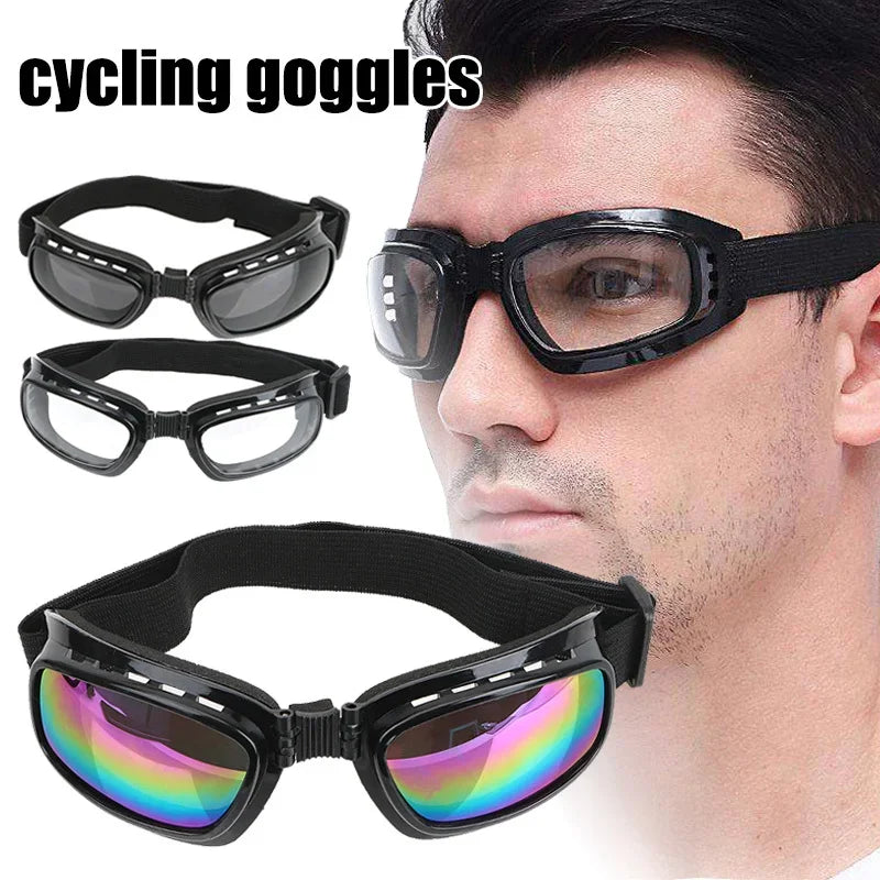 Multifunctional Motorcycle Glasses Anti Glare Motocross Sunglasses Sports Ski Goggles Windproof Dustproof UV Protection Eyewear