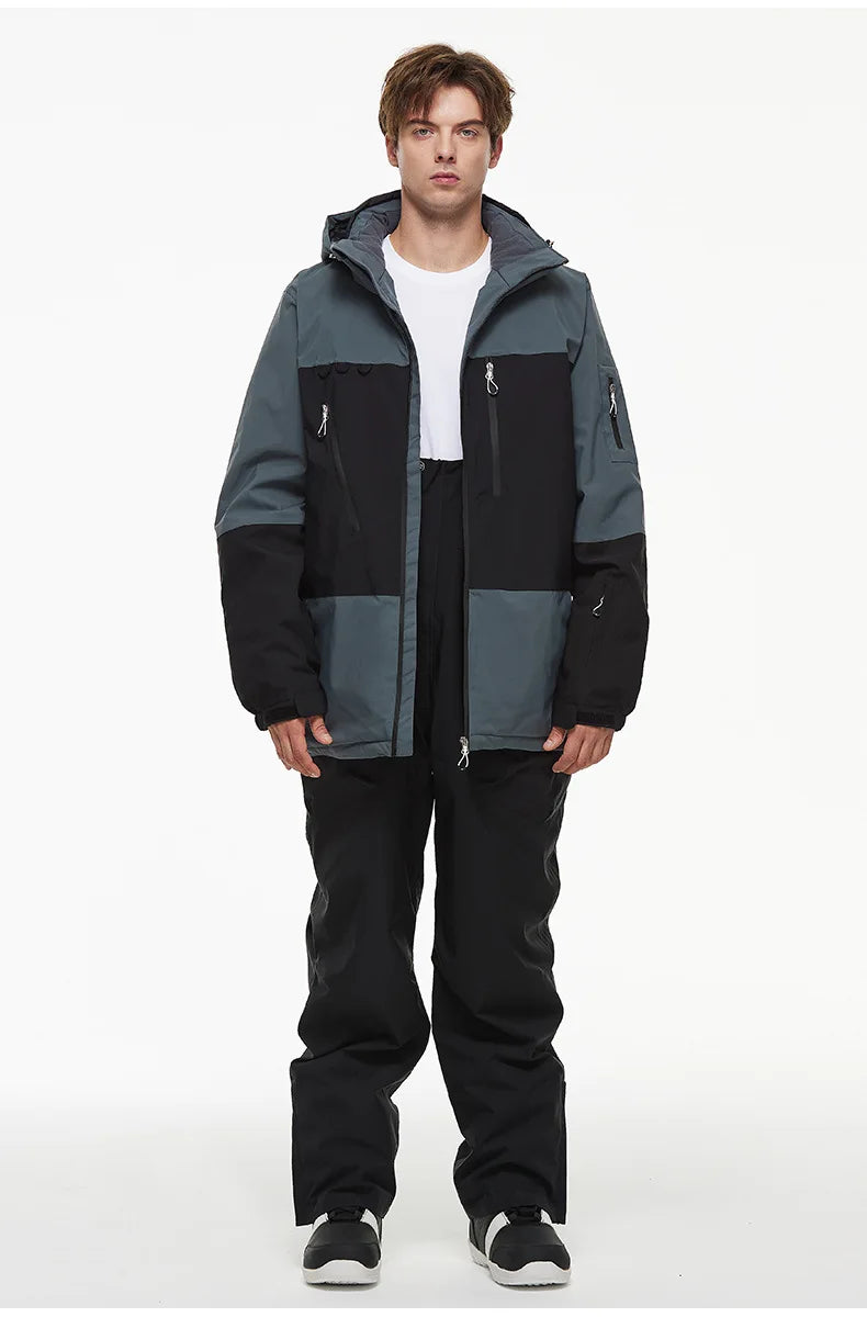 Cheaper, Snow Suit,  Snowboard Outdoor Sports  Snowboard Jacket Sets,  Ski Coat and Strap Pant,Boy‘s and Girl's Ski Jumpsuit