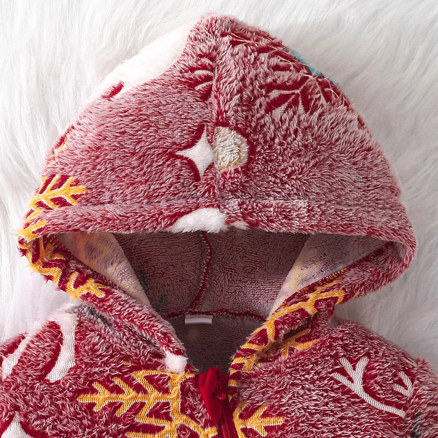 0-18 Months Newborn Baby Rompers Cute Christmas Elk Plush Infant Girls Overall Jumpsuit Autumn Winter Warm Baby Boys Clothes