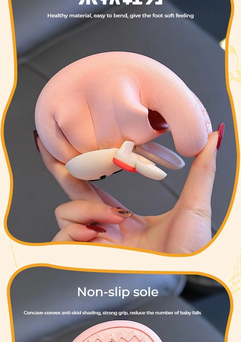 Summer Children's Sandals Slippers for Boys  Girls Baby Non-Slip Soft Bottom Indoor Bath Parent-Child Children Sandals soft gift