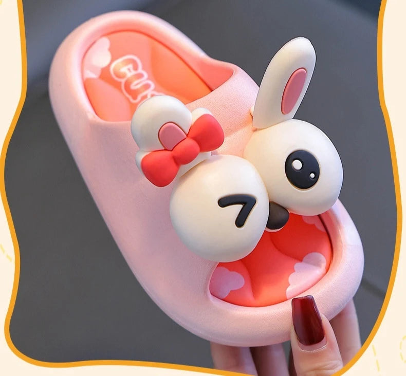 Summer Children's Sandals Slippers for Boys  Girls Baby Non-Slip Soft Bottom Indoor Bath Parent-Child Children Sandals soft gift