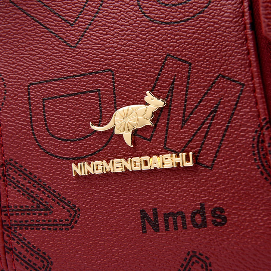 Luxury Designer Women Backpack High Quality Soft Leather Shoulder Bag Fashion School Bags Multifunction Rucksack Top-handle Bag