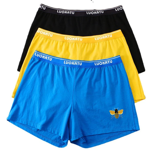 Youth Underwear Cotton Casual Breathable Comfortable Boxer Shorts for Men's Loose Fitting Oversized Aro Pants Boy Home Sleepwear