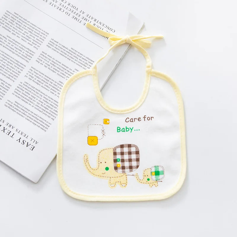 Baby Bibs Cotton Waterproof Bib Children Feeding Clothes Protection Kids Toddler Scarf for Newborns Boys Girls Accessories