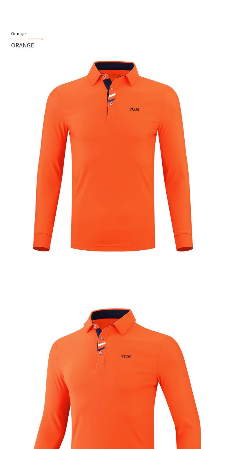 PGM Special Offer Long Sleeves T-Shirt Lapel Promotion Golf
