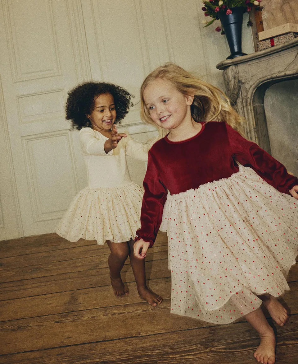 KS AW Children's Clothing Toddler Girls Velvet Patchwork Mesh Dresses Newborn Baby Christmas Rompers Lace Jumpsuit Climbing Suit