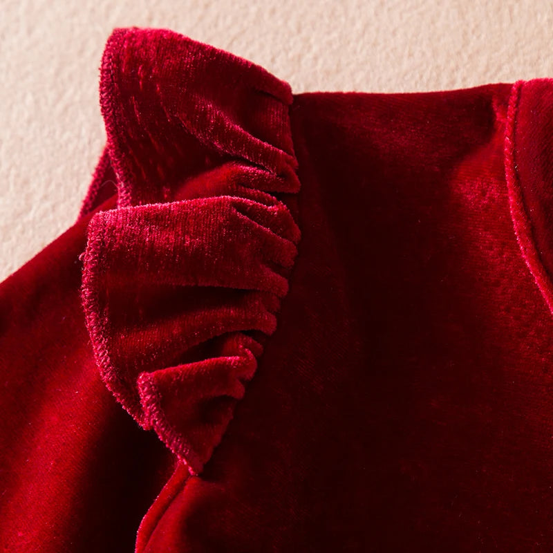 Sequin Girls Princess Party Dresses for 3-8 Yrs Kids Birthday Wedding Evening Prom Gown Spring Fall Long Sleeve Children's Dress